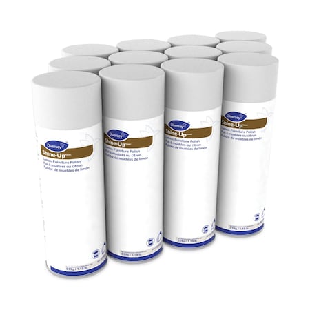 Diversey Shine-Up Furniture Cleaner, Lemon Scent, 13.8 oz Aerosol Spray, PK12 95765571