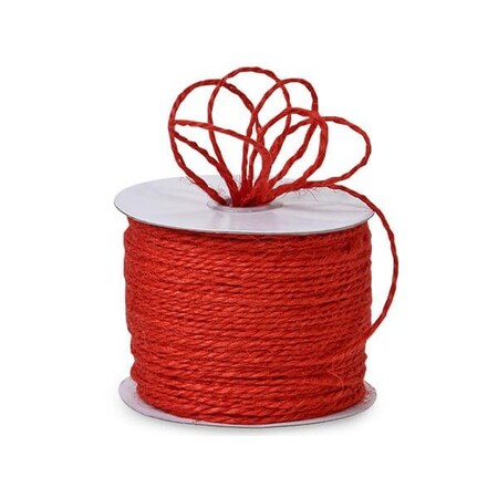 Nashville Wraps Red Burlap Twine, 1/16x100 yards RP24012