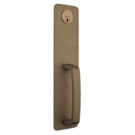 Global Door Controls Night Latch Handleset in Duronodic TH1100-NLEDDU