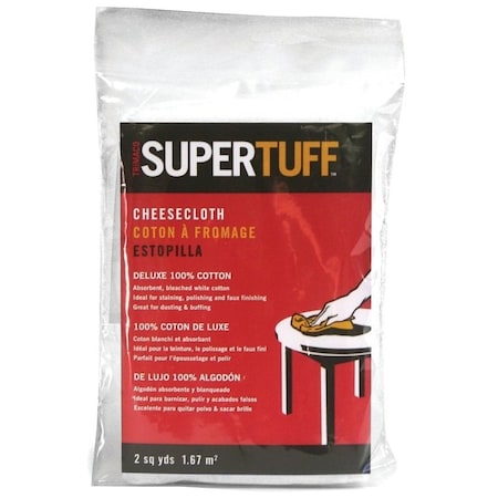 Trimaco SuperTuff Cheese Cloth, Cotton, White, 12PK 10301