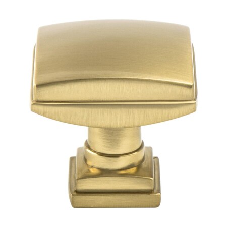 Berenson 1.25 in. dia. Tailored Traditional Knob with Modern Bronze 1276-1MDB-P