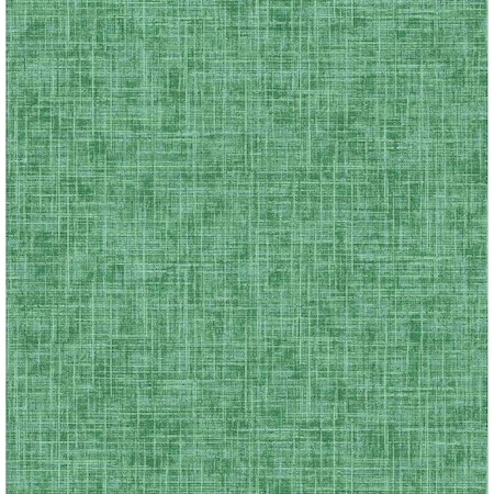 A-Street Prints Emerson Green Faux Linen Wallpaper 4081-26353