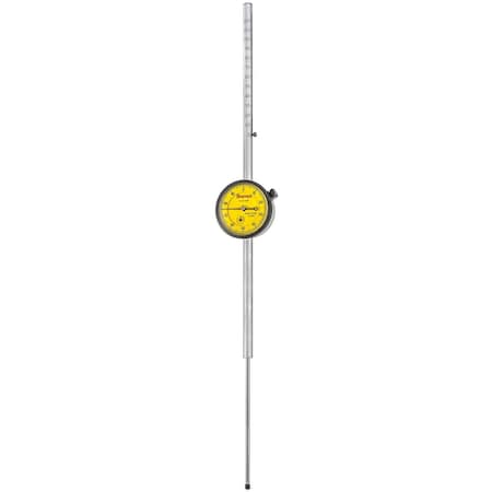 Ls Starrett DIAL INDICATOR- 0 -125.0mm- .01mm GRAD 25-5081J
