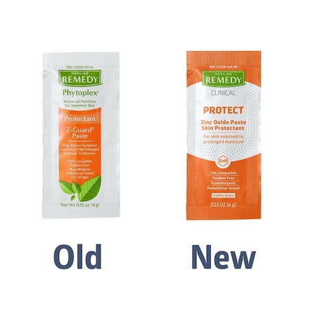 Medline Remedy Clinical Zinc Oxide Paste, 4 mL Packet, 144 Packets/Gross MSC092544PACK