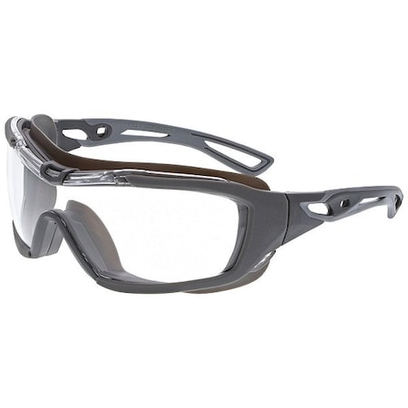 Mcr Safety Safety Goggles, Clear Lens, MAX6 Anti-Fog, Non Vented, Elastic Strap, Hydroblast HB5 Series HB510PF