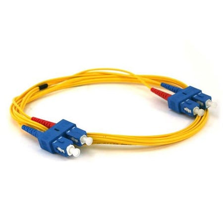 Monoprice Fiber Optic Patch Cord, SC/SC, 2m, Single 4628