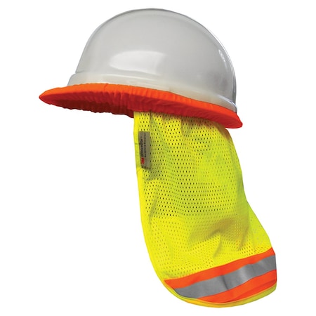 Reflective Apparel Full Brim Hard Hat Visor with Neck Shade 809ST-LM-OS