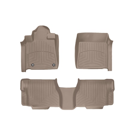 Weathertech Tan, Front and Rear FloorLiner HP 454081IM-450934IM