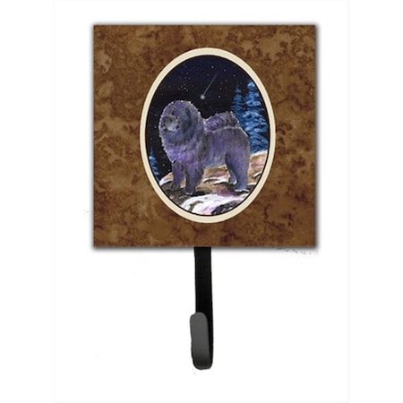 Carolines Treasures Starry Night Chow Chow Leash Holder Or Key Hook SS8456SH4