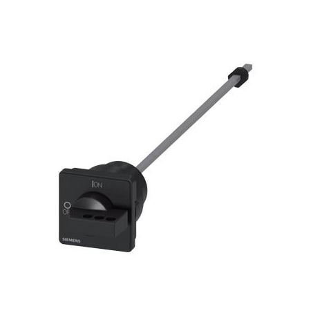 Siemens Door-coupling rotary operating mechanism, actuating lever black, defeatable 3LD9343-2CA