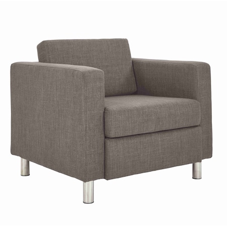 Osp Home Furnishings Pacific Armchair, Cement PAC51-M59