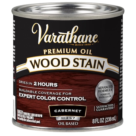 Rust-Oleum 1/2 Pt Cabernet Varathane Oil-Based Interior Wood Stain 211803