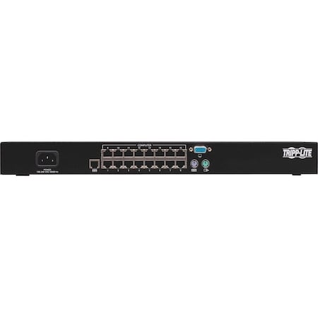 Tripp Lite KVM, 16-Port, Cat5, PS2, USB, Adapter, 1U B072-016-1A