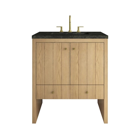 James Martin Vanities Hudson 30" Single Vanity, Light Natural Oak w/ 3 CM Phantome Eclos Top 435-V30-LNO-3PHT