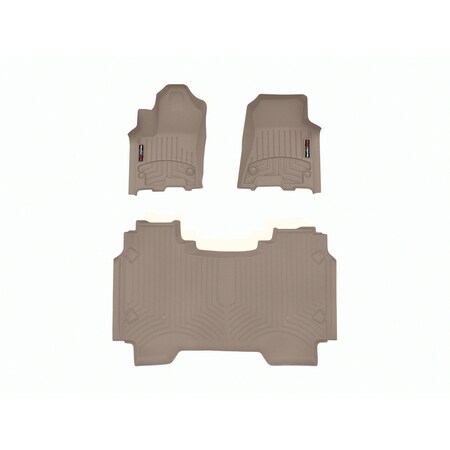 Weathertech Tan, Front and Rear Floorliners 4518771-4514282