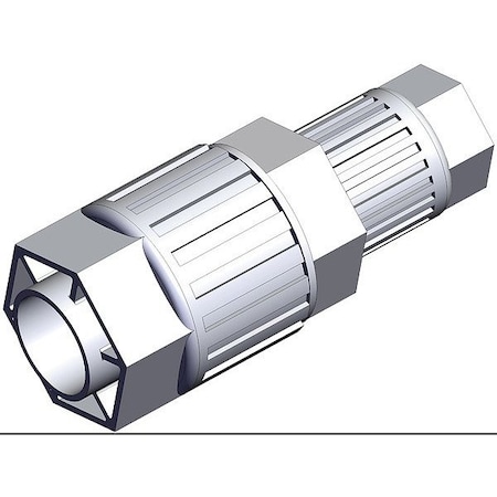 Smc High Purity Tube Fitting, Reducer, PFA LQ3U5A-R2