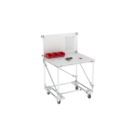 Trilogiq Mobile Workbench With Information Panel. 21355-01