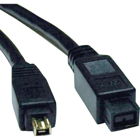 Tripp Lite 6FT HI-SPEED FIREWIRE IEEE CABLE-800MBPS WITH GOLD PLATED CONNECTORS 9PIN/4PIN M F019-006