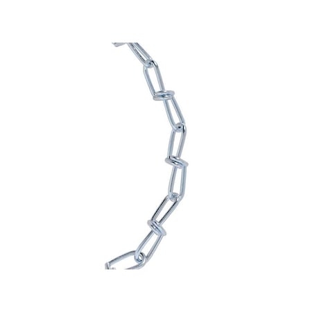Koch Chain #1 Double Loop Carbon Steel 0.072" D X 20 ft. L Galvanized A15902