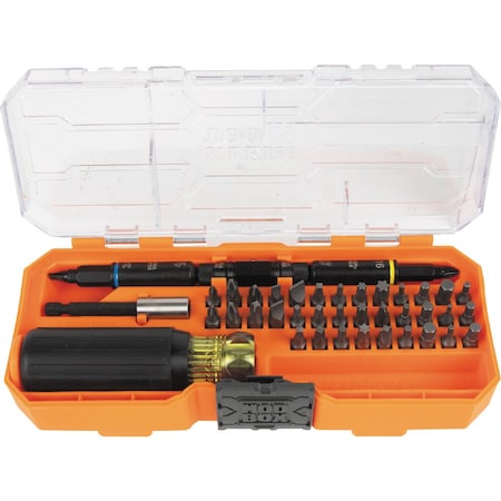 Klein Tools KNECT Impact-Rated Multi-Bit Screwdriver / Nut Driver Set, 46-Piece 32501HD