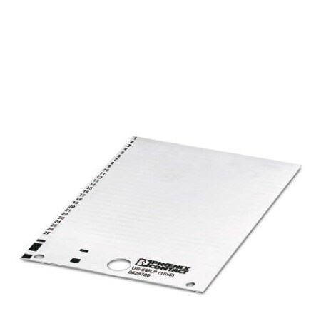 Phoenix Contact US-EMLP 15X5 Plastic label Card white 0828790