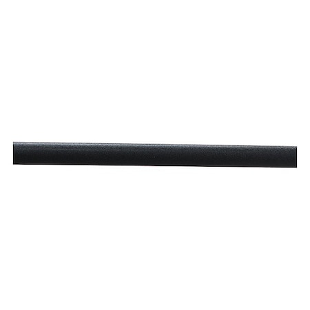 Acrovyn Handrail, Black, Oval, 10 ft L HRO6108N