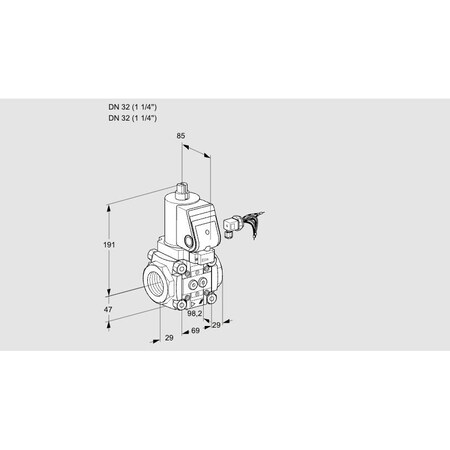 Honeywell Kromschroder VAS232R/NWSR KS88025330