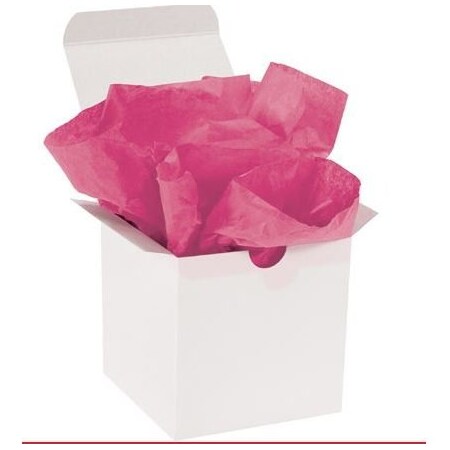 Bubblefast 960 15 x 20'' Cerise Gift Grade Tissue Paper BFT1520F