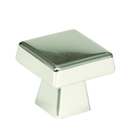 Classic Accessories Square Knob Polished Nickel - 1.5 in. VE643514