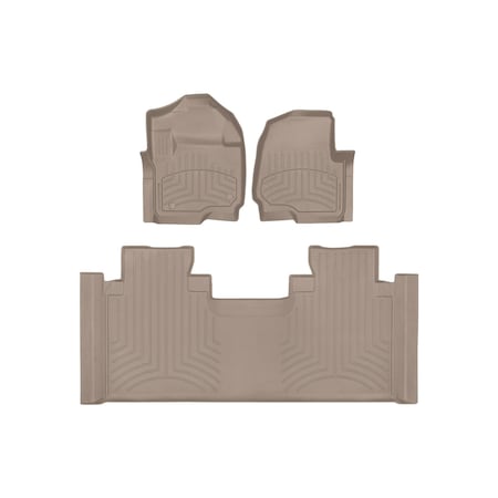 Weathertech Tan, Front and Rear FloorLiner HP 4510121IM-456975IM