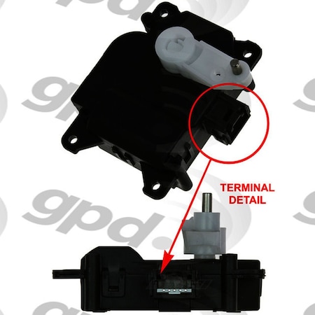 Global Parts Distributors HVAC Actuator 1712290
