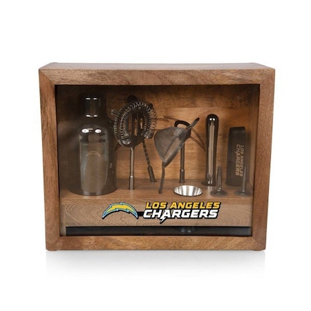 Picnic Time Family Of Brands NFL Los Angeles Chargers - Old Fashioned Bar Set 861-09-511-347-2