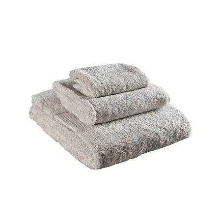 Set of Three Beige Cotton Quick Dry Terry Cloth Towels, 3PK