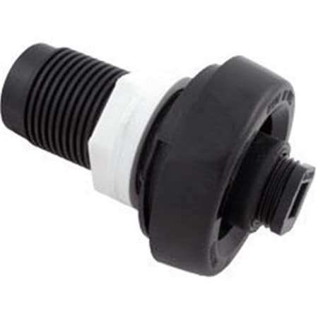 Hands On 1 in. Spigot Drain-N-Fill Valve, Black HA517363