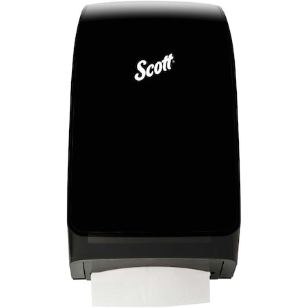 Scott Scottfold Folded Towel Dispenser (39711), Black, 10.66" x 5.48" x 18.79" (Qty 1) 39711