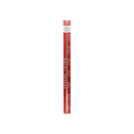 K&S Precision Metals Decorative Metal Tube, Round, 12 in L, 3/32 in Dia, 0.014 in Wall, Brass Mill, 3PK 8126