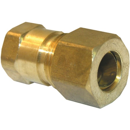 Westlake Pipe & Fittings 3/8'' Cx1/8'' FPT Brass Compression Adapter 17-6631