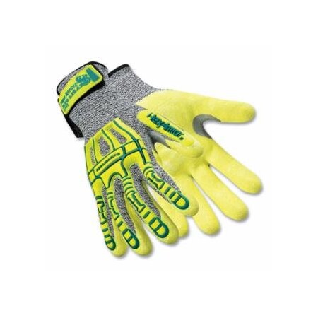 Hexarmor Rig Lizard Thin Lizzie, Cut-Resistant Gloves, 2092, A4 Cut, Small, Hi-vis Yellow/Green/Gray, 12PK 572-2092-S-7