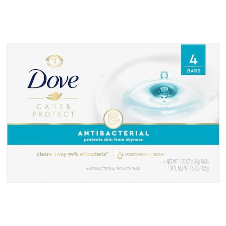 Dove Antibacterial Care Beauty Bar Soap, 15 Ounce, 18PK 64346565