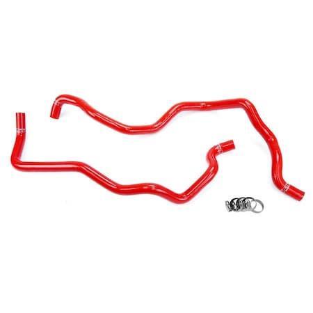 Hps Performance High Temp Reinforced Silicone Heater Coolant Hose Kit, Red,  57-1220H-RED