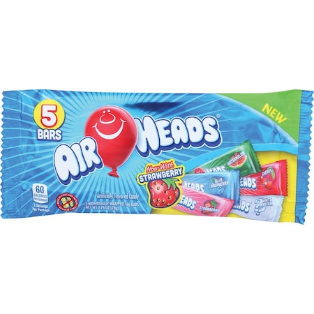 Air Heads Assorted Fruit Flavors 2.75 Oz. Value Pack, 5-Count 121078