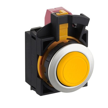 Idec Pushbutton 22MM 2NC Yellow CW4B-M2E02Y