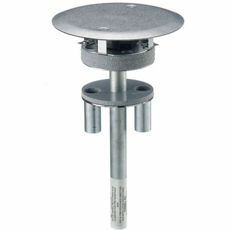 Hubbell Wiring Device-Kellems Poke-Through Box, 91.2 cu in, Wiring Box Type, 1 Gang, Steel, Round Shape S1PT4X4FIT