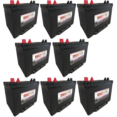 Ultrapower 12V 625 MCA Maintenance-Free Marine Battery Group 24, 8PK EV24