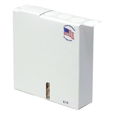 Zoro Select Cyro Label, White, Polypropylene GRAING-C19