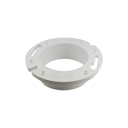 Thrifco Plumbing 4" x 4" PVC DWV Closet Flange (H) 6753630