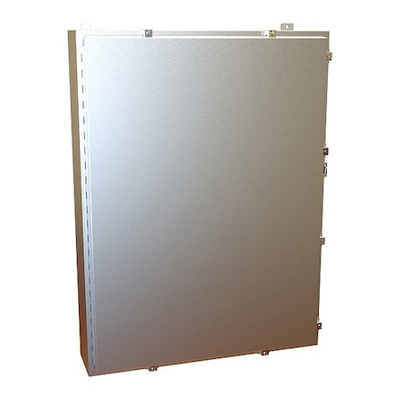 Hammond Clamps Electrical Enclosure, 48 in H, 8 in D, 36 in W, 12, 13, 4, 4X, Aluminum 1418N4ALS8