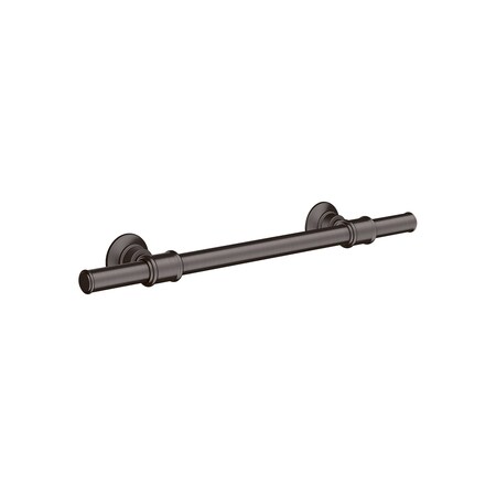 Axor Montreux Towel Bar 12" in Brushed Black Chrome 42030340