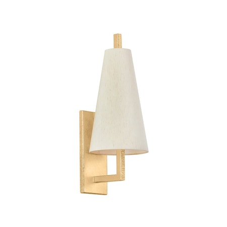 Corbett Lighting Tirana 7 in. Wall Sconce Vintage Gold Leaf 480-01-VGL