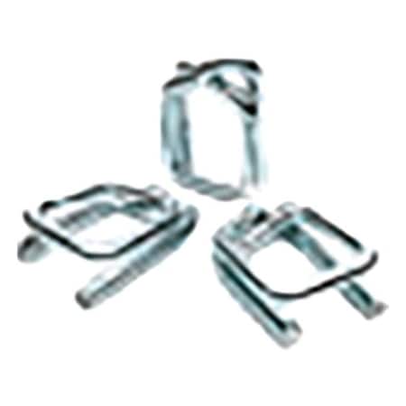 Zoro Select StrappingSealsandBuckles, Steel, PK1000 XHDB-5-GALV
